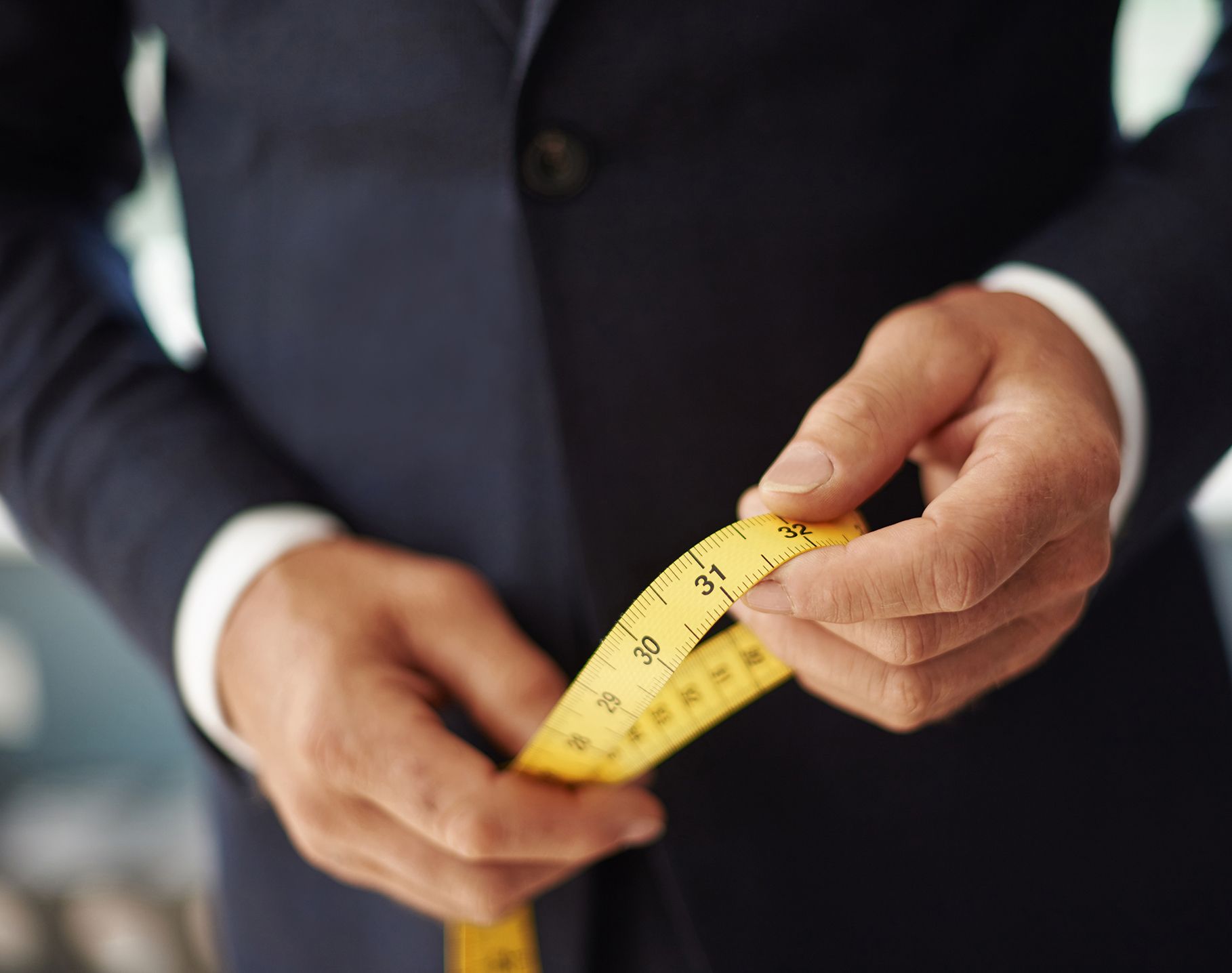 At your appointment, an experienced stylist will take your measurements, ready to create garments perfect for your frame.
