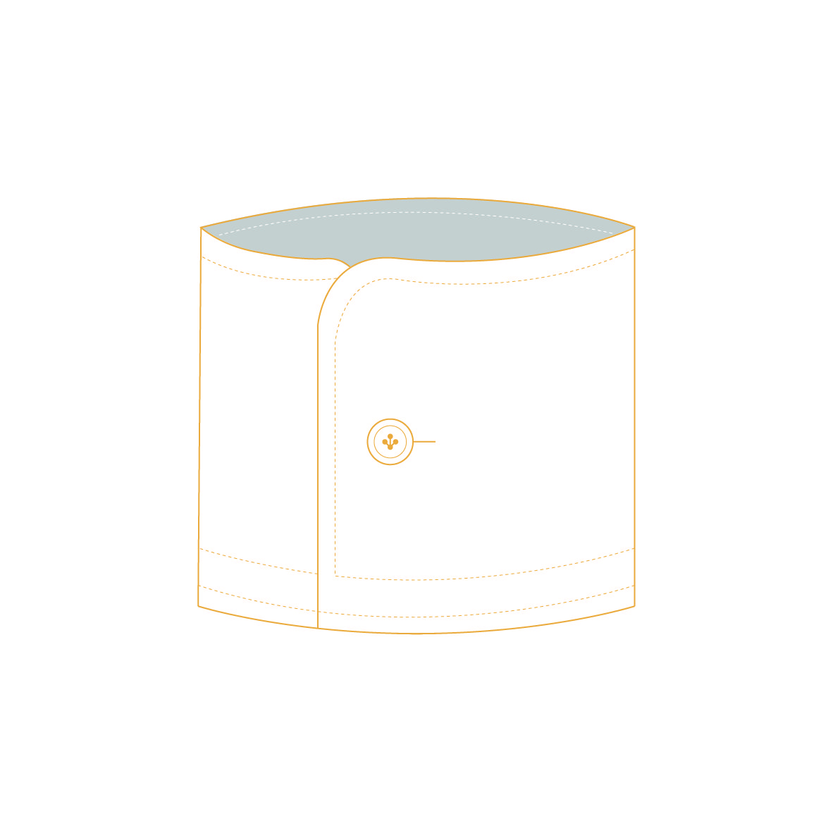 Senszio Garment Finals V2 Cuff Single Curved 1 Button